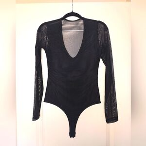 Elegant Black Long Sleeve Top